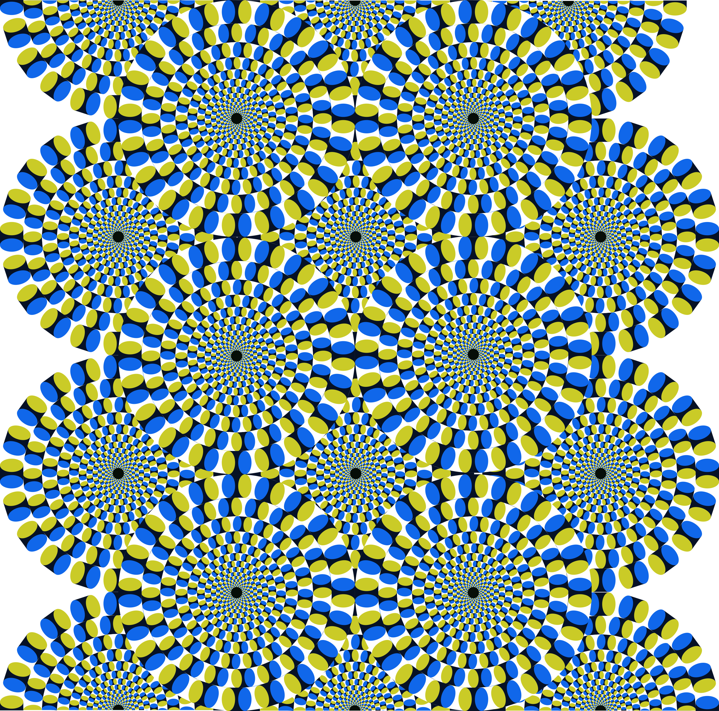 Big Image - Stand Still Optical Illusions (2400x2373), Png Download