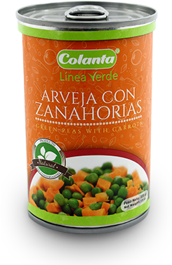 Arveja Y Zanahoria Colanta® - Green Pea (300x425), Png Download
