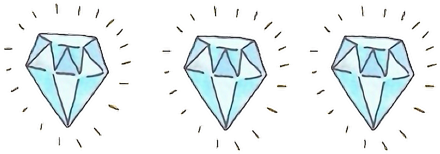 Tumblr Sticker - Imagens Png Tumblr Diamantes (952x448), Png Download