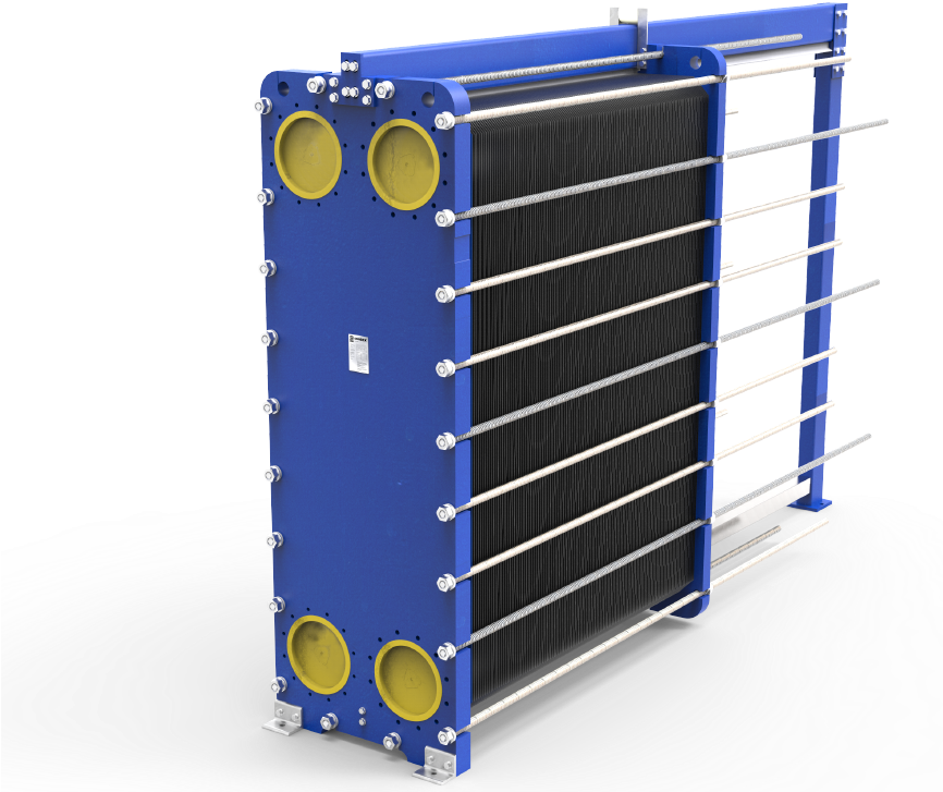 S188 Traditional Plate Heat Exchanger - Plate Heat Exchanger (1120x746), Png Download