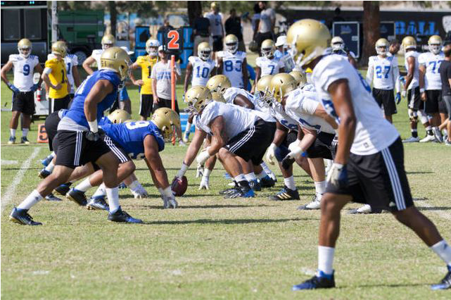 Ucla Training Camp - Sprint Football (800x455), Png Download