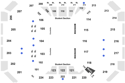 Ucla Bruins At Fifth Third Arena, Cincinnati Ohio - University Of Cincinnati (525x370), Png Download