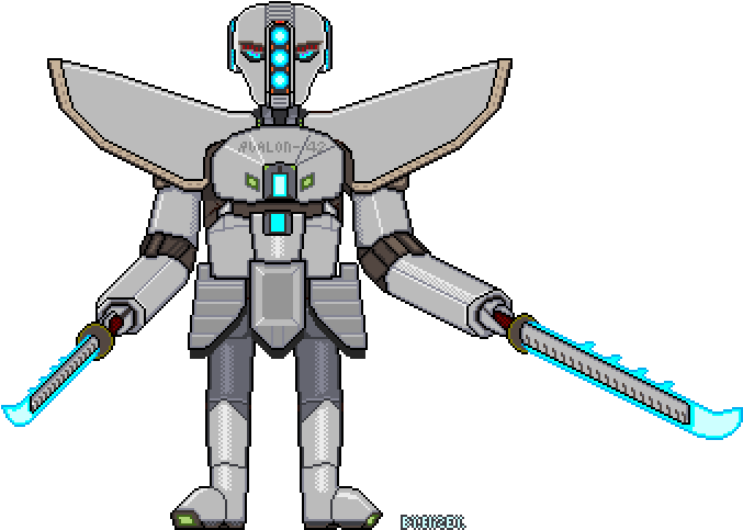 Battle Mech - Avalon - - Ultrablivion Terraria (703x493), Png Download
