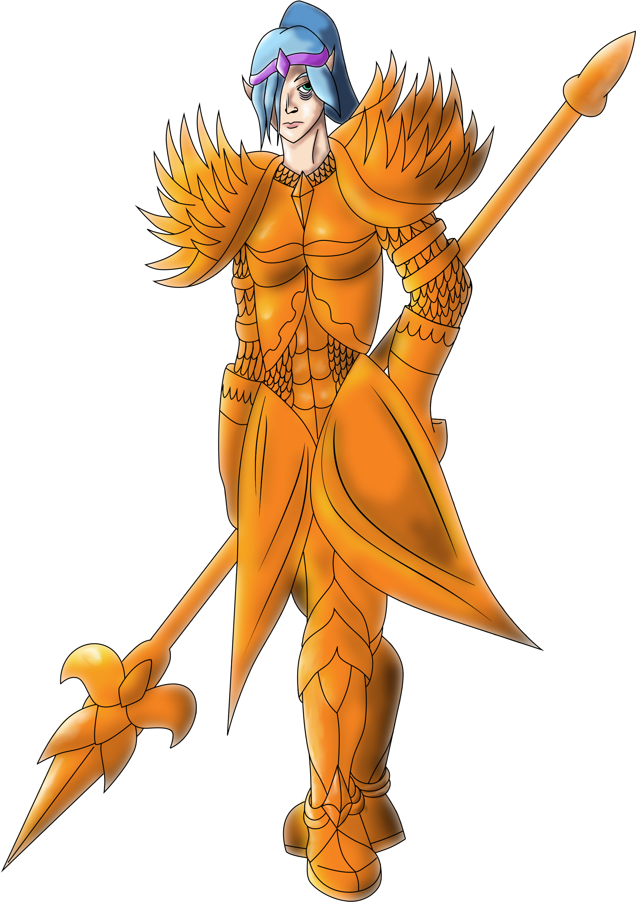 So I Decided To Draw My Terraria Character - Illustration (2238x2987), Png Download