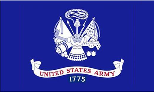Us Army Seal Flag (520x416), Png Download