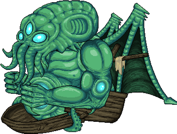 Terraria Boss Size Comparison (724x550), Png Download
