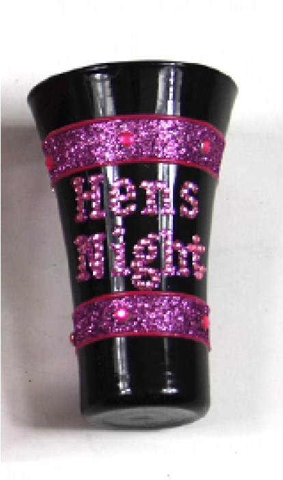 Black With Pink Diamantes Hens Night - Advent Candle (700x700), Png Download