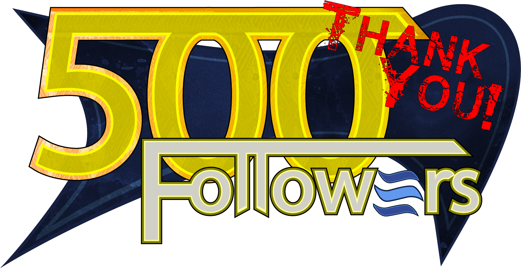 500 Followers - Thank You 500 Followers Png (1920x1080), Png Download