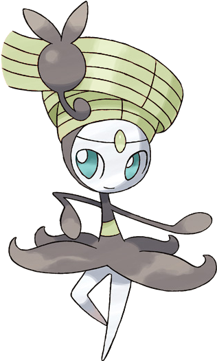 Meloetta-pirouette - Meloetta Pirouette Dream (525x525), Png Download