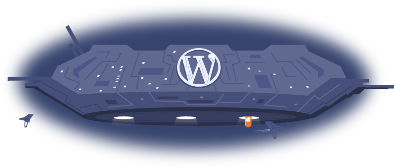 Blogger To Wordpress Teaser Image01 - Wordpress (783x333), Png Download
