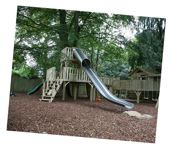 Treehouse 13 - " - Playground Slide (701x633), Png Download