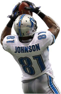 Calvin Johnson - Calvin Johnson: The Inspirational Story Of Football (594x396), Png Download
