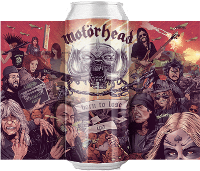 Motörhead Born To Lose Ipa - Motorhead Born To Lose Beer (432x430), Png Download