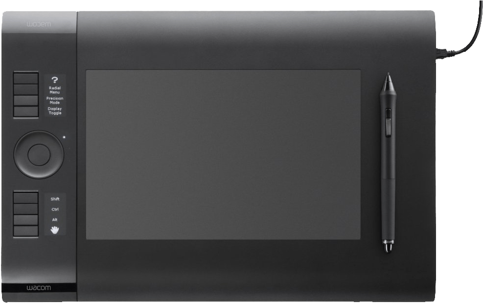 Wacom Intuous4 Tablet - Wacom Intuos4 M - Digitiser - Wired - Usb (1056x640), Png Download