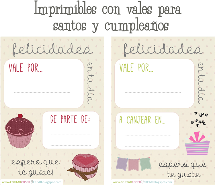 Stunning Imprimibles Vales Cumpleaos With Para Regalar - Vales De Regalo De Cumpleaños (750x675), Png Download
