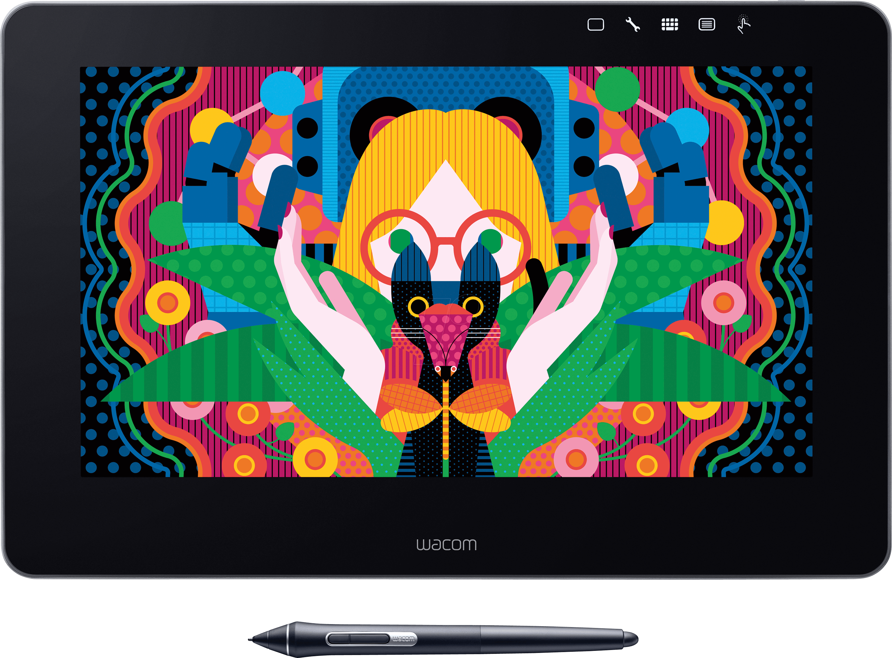 Pen Tablet, Cintiq Pro 13 Wacom Dth 1320a Eu - Wacom Cintiq Pro 13 Creative Pen & Touch Display (2999x2214), Png Download