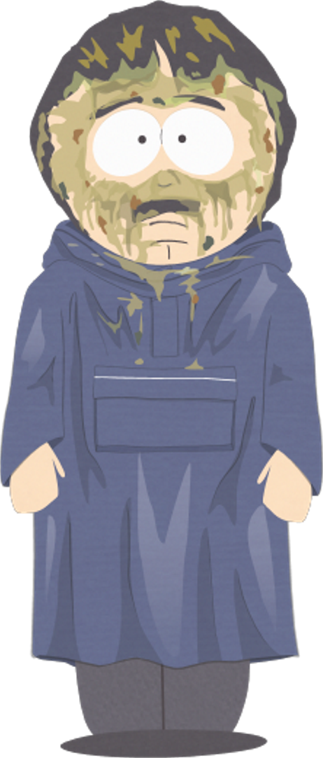Alter Ego Puke Face Rain Poncho Randy - Action Figure (462x1082), Png Download