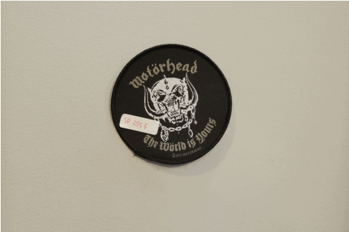 Motorhead Men's The World Is Yours Woven Patch Black (500x500), Png Download