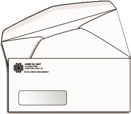 #10 Window Envelope 24 Lbs - Envelope (700x700), Png Download