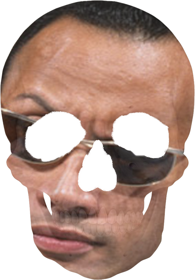 I Present You A Skull Made From The Rock - Illustration (776x1029), Png Download