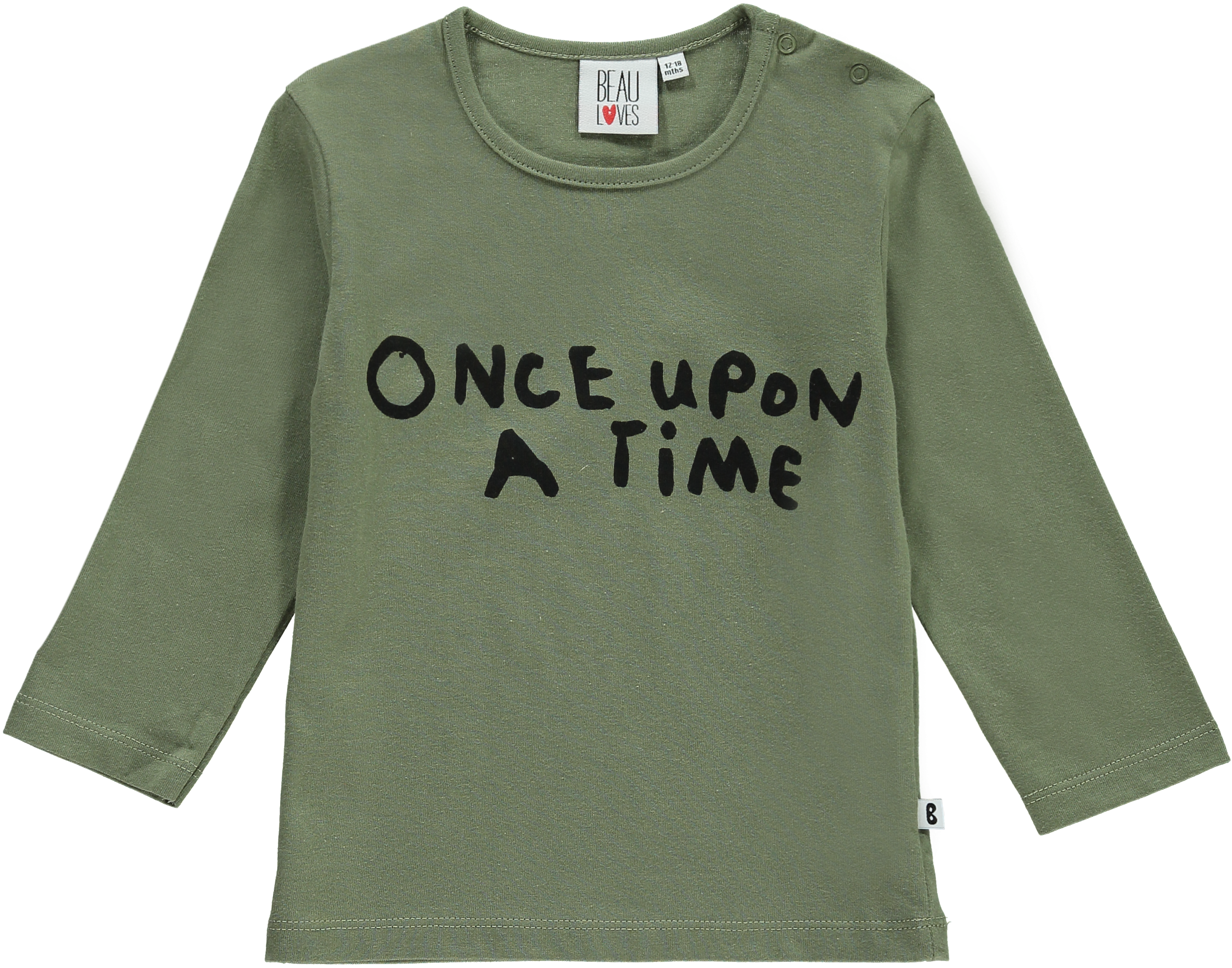 Beau Loves Moss "once Upon A Time" Baby Tee (2807x2212), Png Download