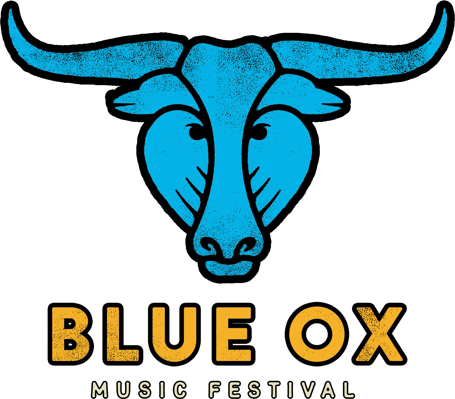 Blue Ox Music Festival Logo (1595x1397), Png Download