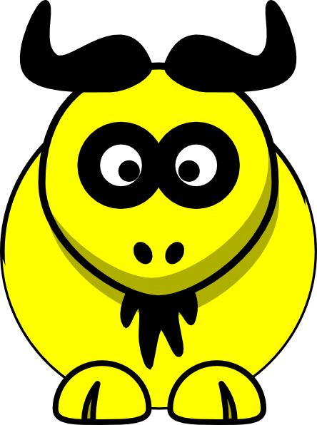 Yellow Ox Clip Art - Yellow Ox (444x596), Png Download