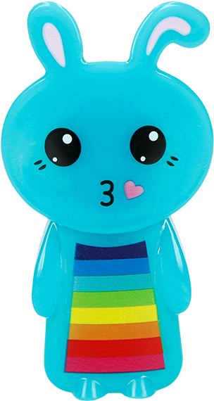 Korekční Páska Top Model Modrý Zajíček (600x600), Png Download