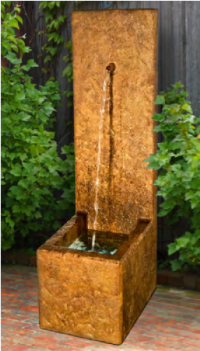 Henri Studio Concrete Rock Face Single Spout Fountain (500x500), Png Download