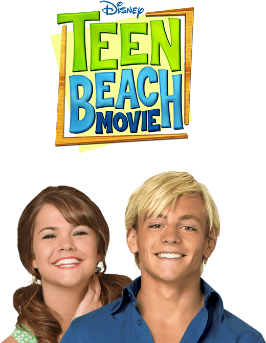 Ross Lynch And Mia Mitchell, Teen Beach Movie, Disney - Teen Beach Musical (2013) (600x696), Png Download