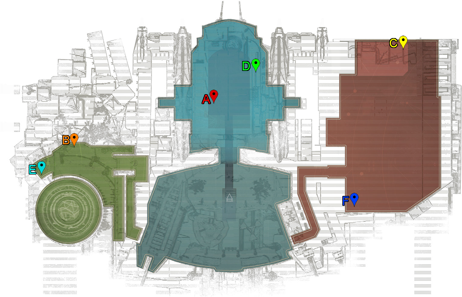 Xûrmap - Destiny Xur Emplacement (1555x983), Png Download