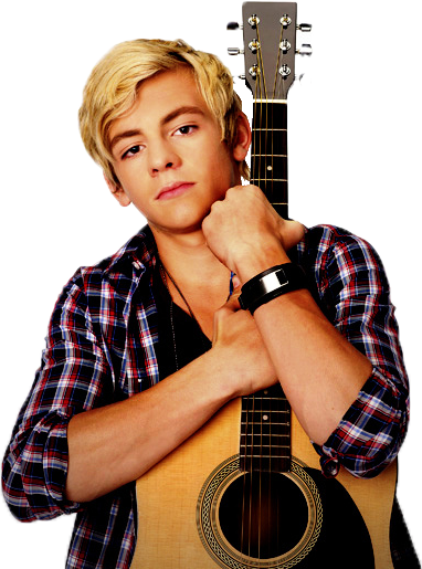 Ross Lynch Png - Austin And Ally - Austin Guitar Poster Print (22 X (382x515), Png Download