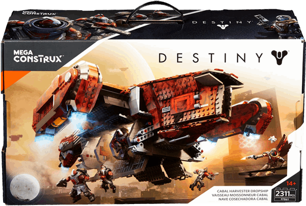 Mega Bloks Construx - Cabal Harvester Dropship Mega Construx (600x600), Png Download