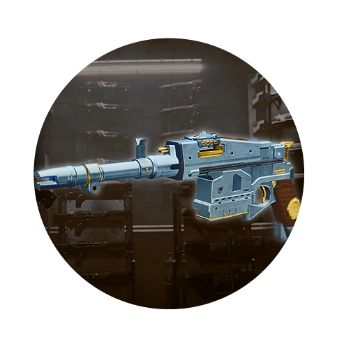 The Relics Of The Golden Age Questline For The Exotic - Machine Gun (510x516), Png Download