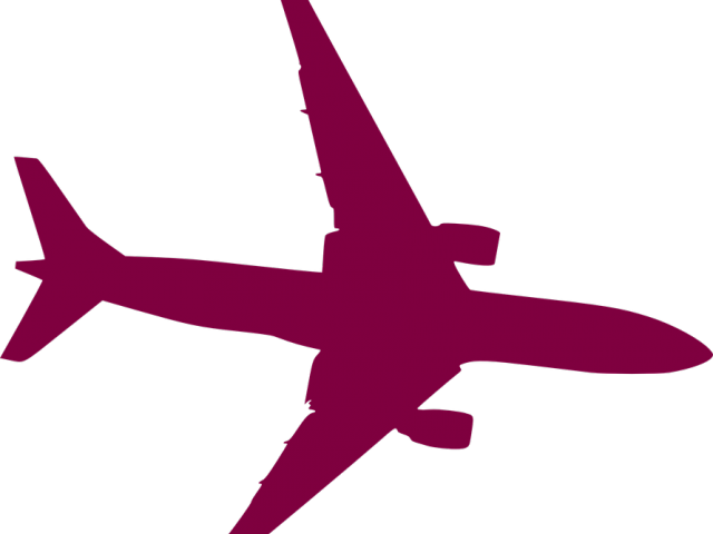 Jet Clipart Commercial Airplane - Plane Vector (640x480), Png Download