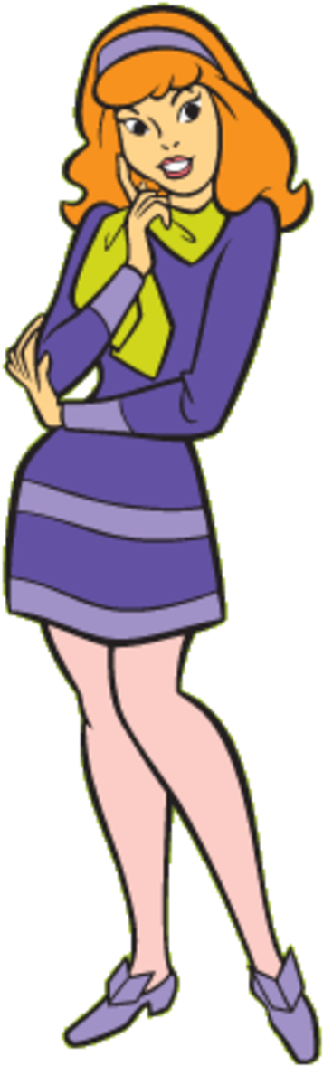 Scooby-doo Daphne - Carowinds (627x1200), Png Download