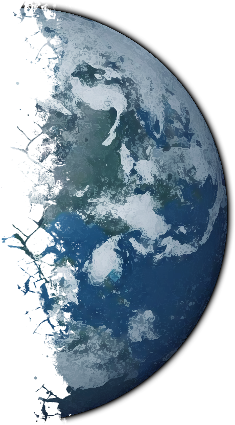 Planet-blue - Earth (515x850), Png Download