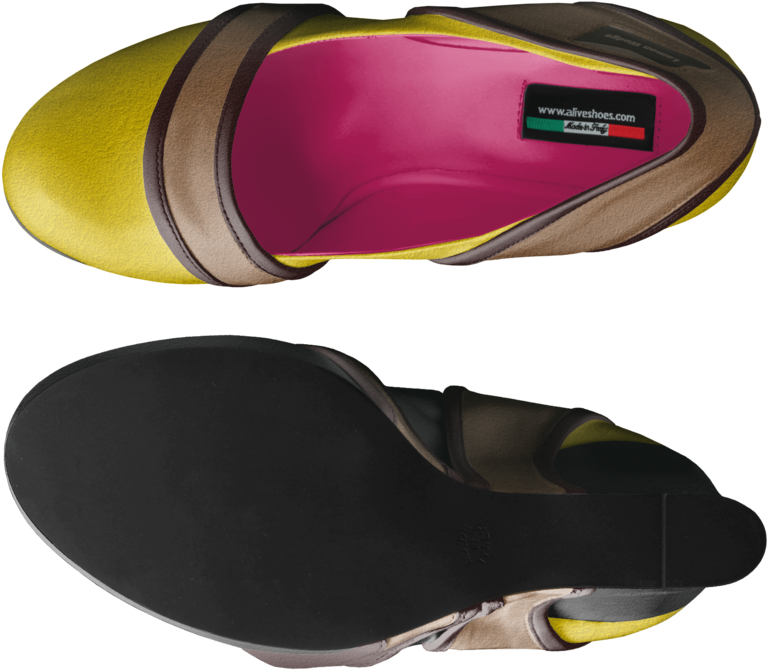 Strappy Wedge Pump - Sandal (1000x1000), Png Download