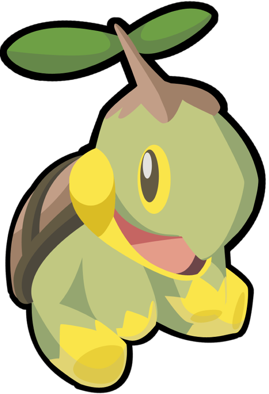 Turtwig - Turwig Png (546x800), Png Download