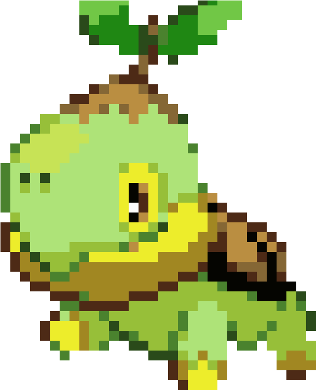 Turtwig - Turtwig Pixel Art (740x800), Png Download