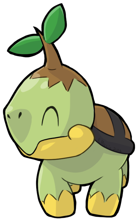 Turtwig (605x830), Png Download