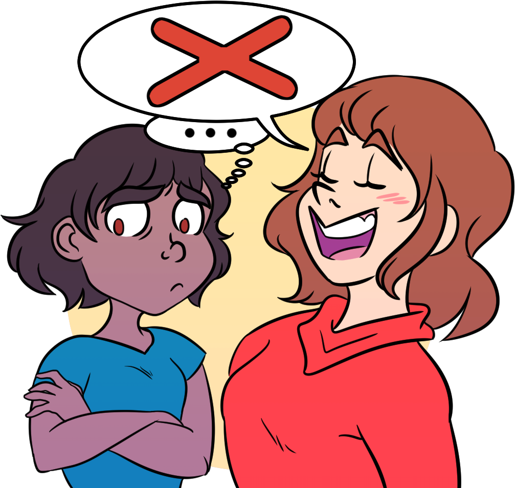 It's All Fun And Games Until Your Punchline Offends - Cartoon (1100x956), Png Download