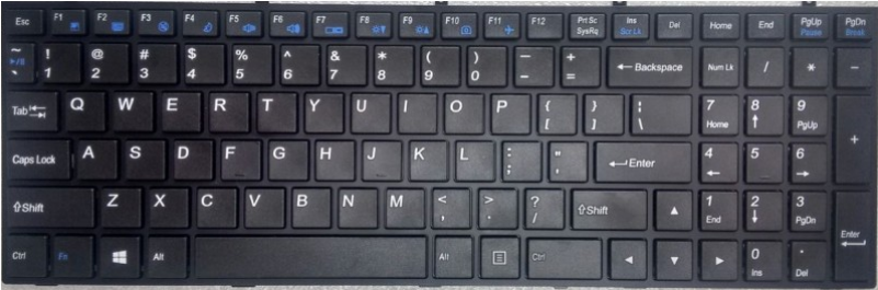 Teclado Para Notebook Avell G1511/1711 Notebooks De - Gigabyte P35k Replacement Keyboard (800x600), Png Download