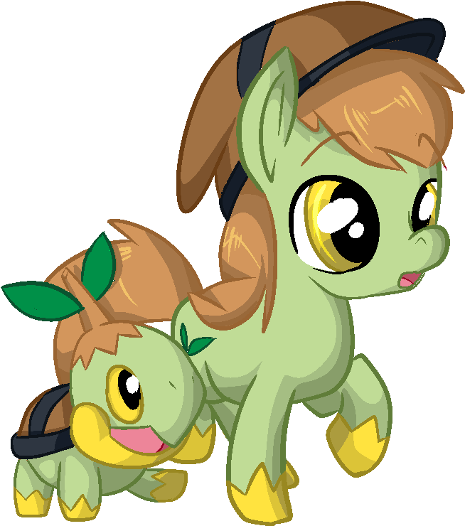 Pokémon Diamond And Pearl Pony Green Mammal Horse Vertebrate - My Little Pony: Friendship Is Magic (800x800), Png Download