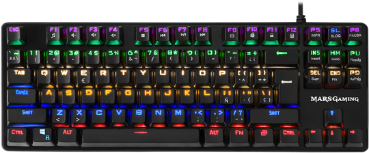 Mk4mini - Mars Gaming Teclado Mecanico (640x400), Png Download