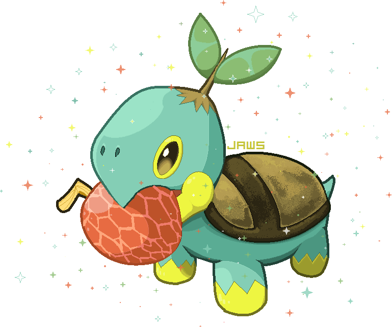 “☆ Turtwig ” - Pokémon (769x640), Png Download
