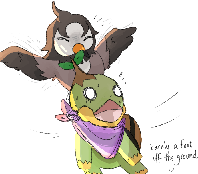 Cute Turtwig (700x700), Png Download