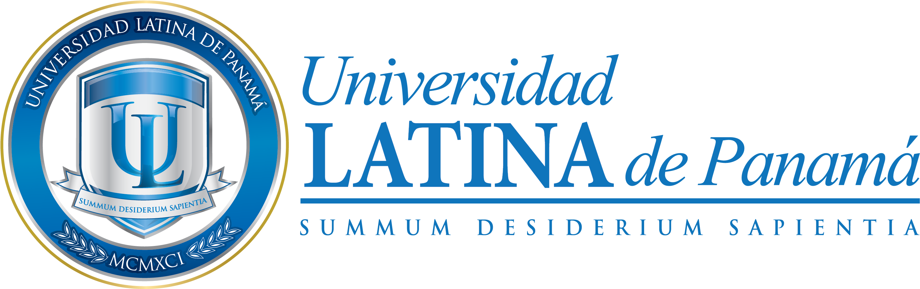 Seleccione La Sede - Logo De La Universidad Latina De Panama (3196x1067), Png Download