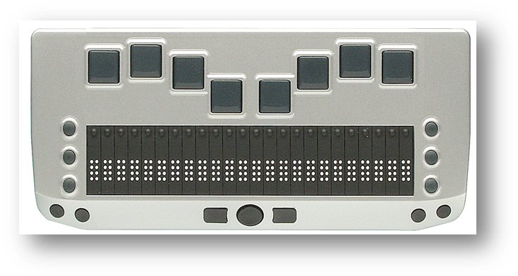 Un Teclado Braille Es Un Dispositivo Electrónico Que, - Electronics (745x401), Png Download