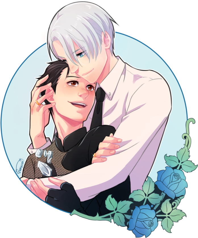 Yuri On Ice Fanart By Marycat83 - Png Yuri On Ice (750x1064), Png Download